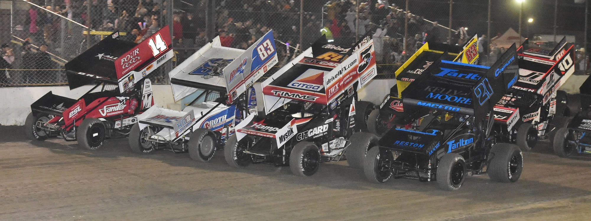 NARC 410 SPRINT CAR SERIES, WMR MIDGETS, DWARF CARS